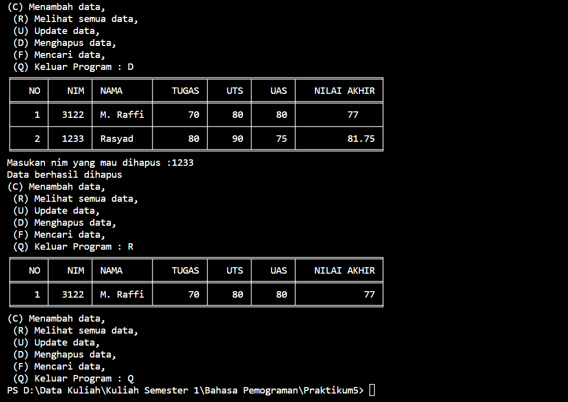 Github raffirasyad latihan dictionary