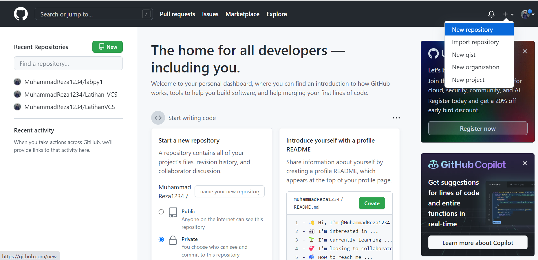 GitHub - MuhammadReza1234/Latihan-VCS