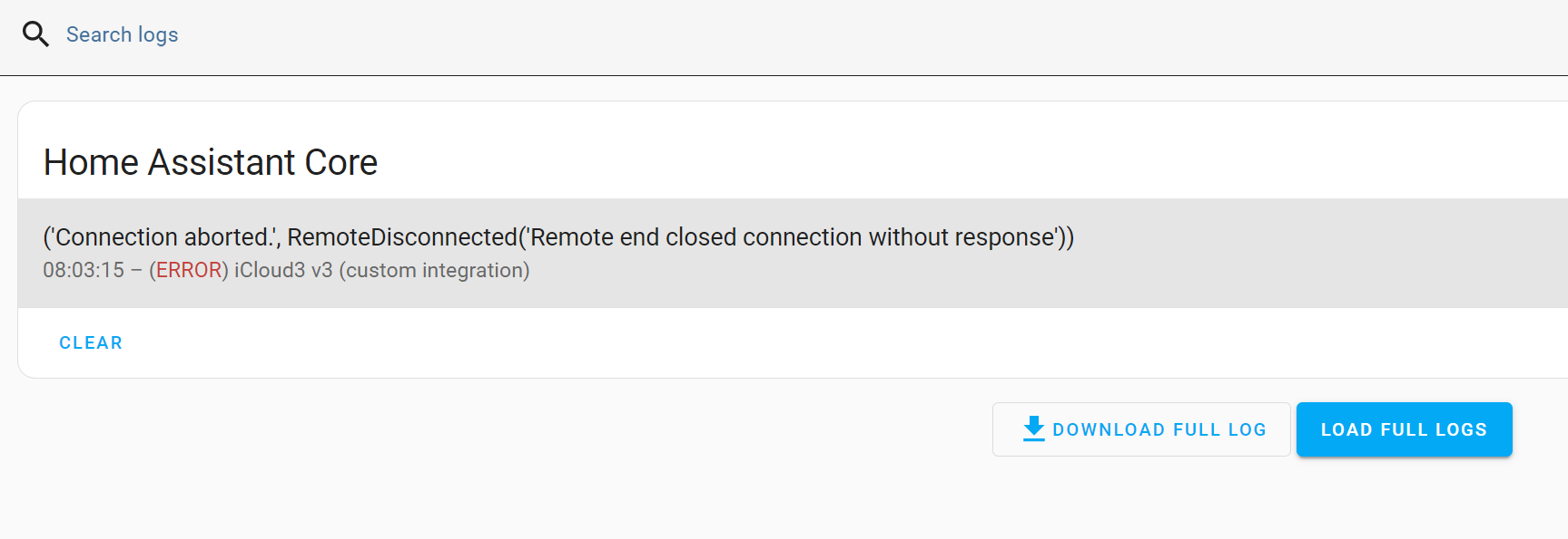 Code Review 'Connection aborted.', RemoteDisconnected('Remote end