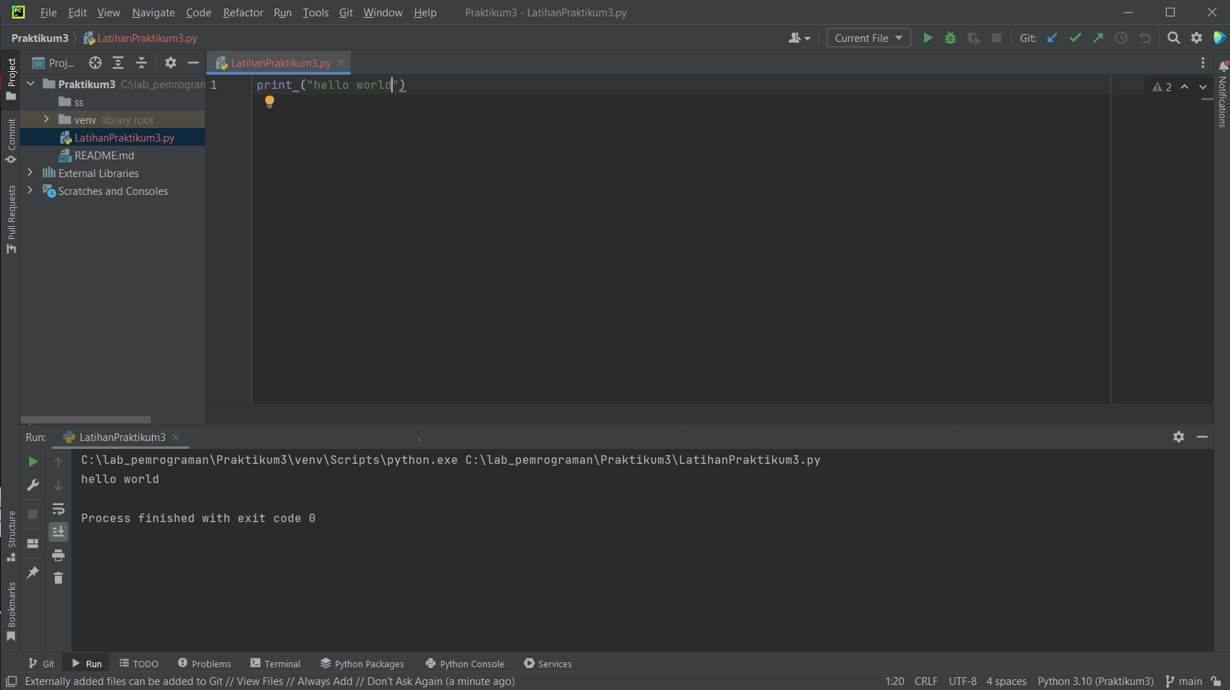 GitHub - fergiawann/Praktikum3