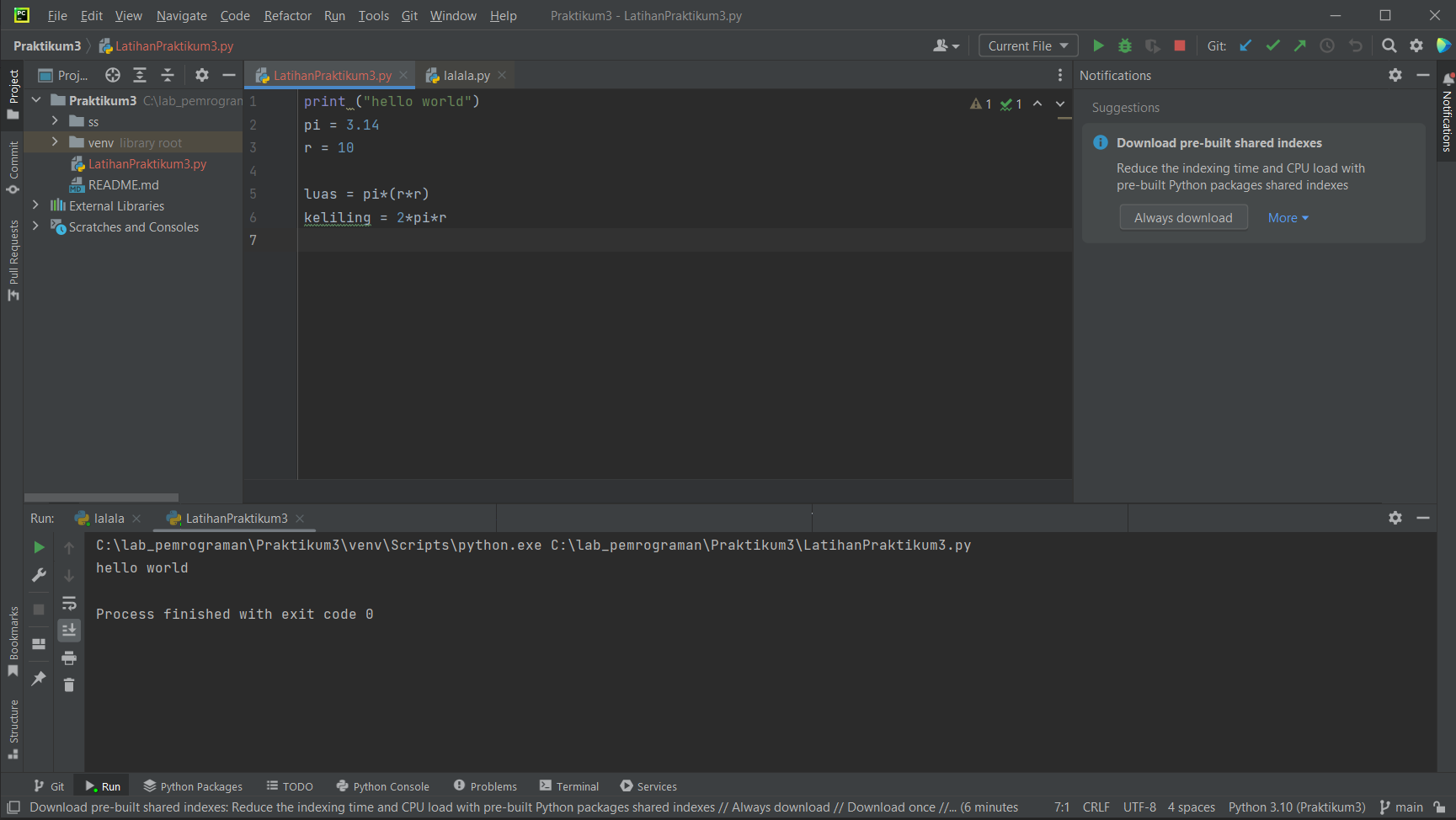 GitHub - fergiawann/Praktikum3
