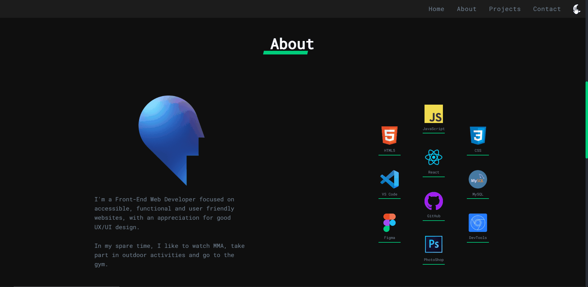 Github coding seahorse archive portfolio my portfolio website