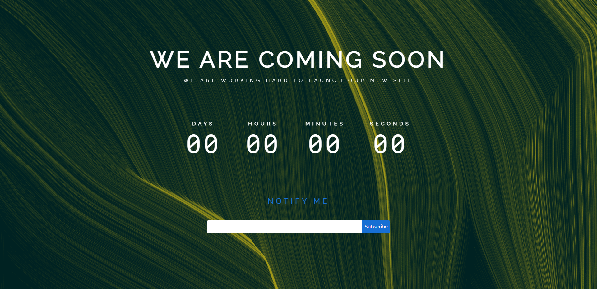 GitHub - coding-seahorse/countdown-timer: landing page