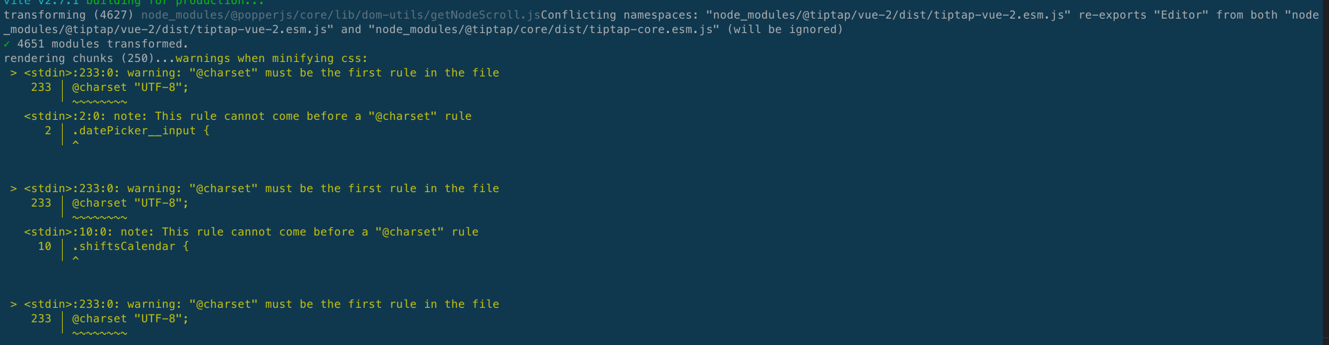 Vite vue2 bubblemenupluginkey is not exported issue 2255