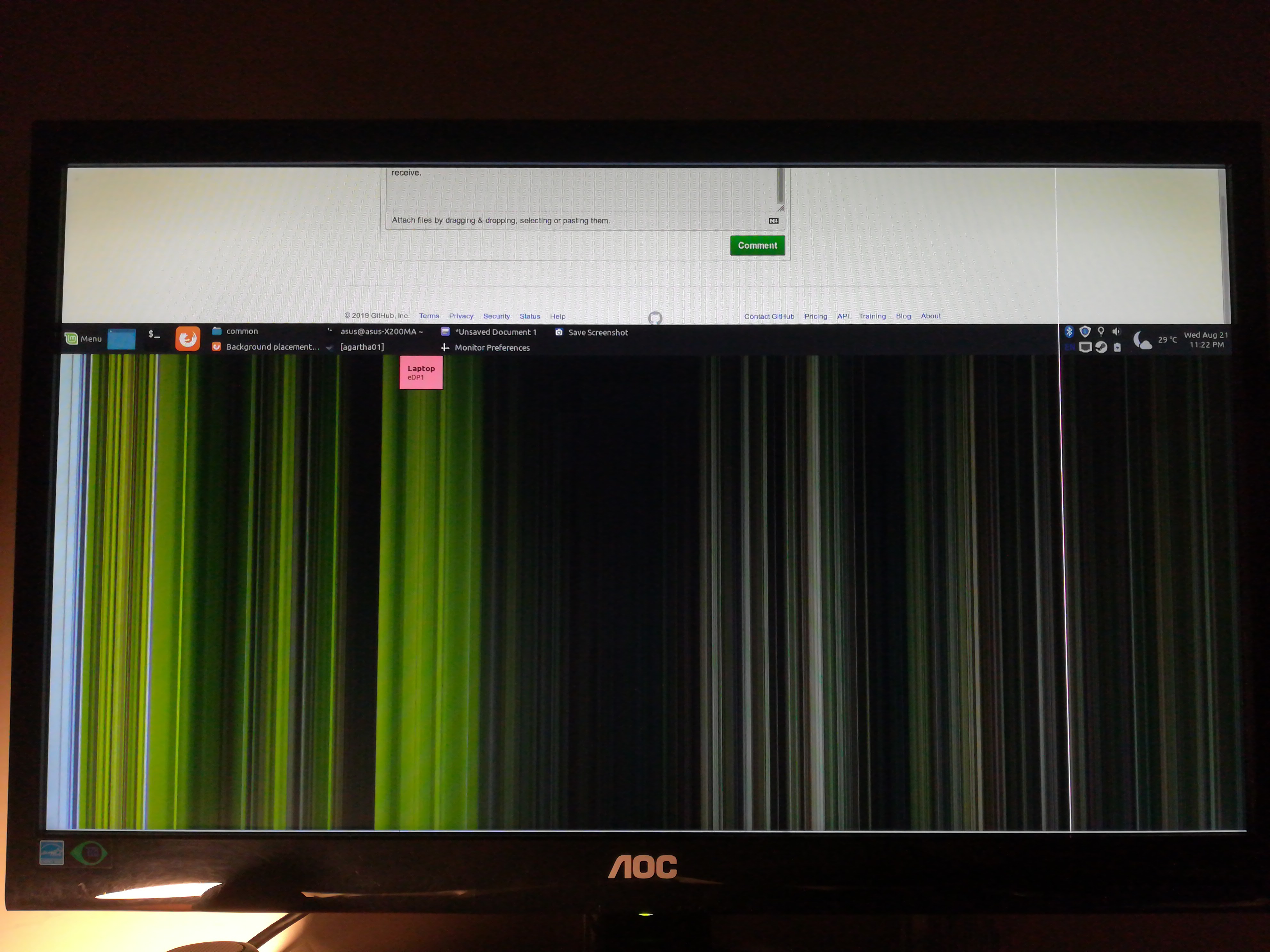 Corrupted Monitor Background placement corrupted after numerous hotplug monitor events ...