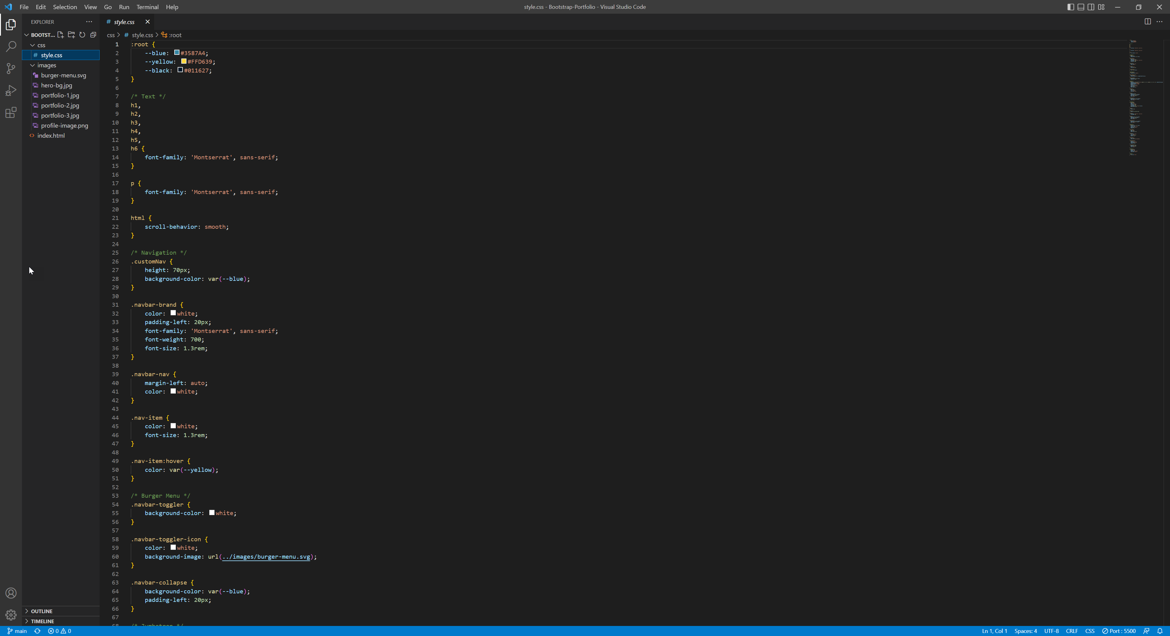 GitHub - alexanderblk/Bootstrap-Portfolio: My Personal Portfolio page ...