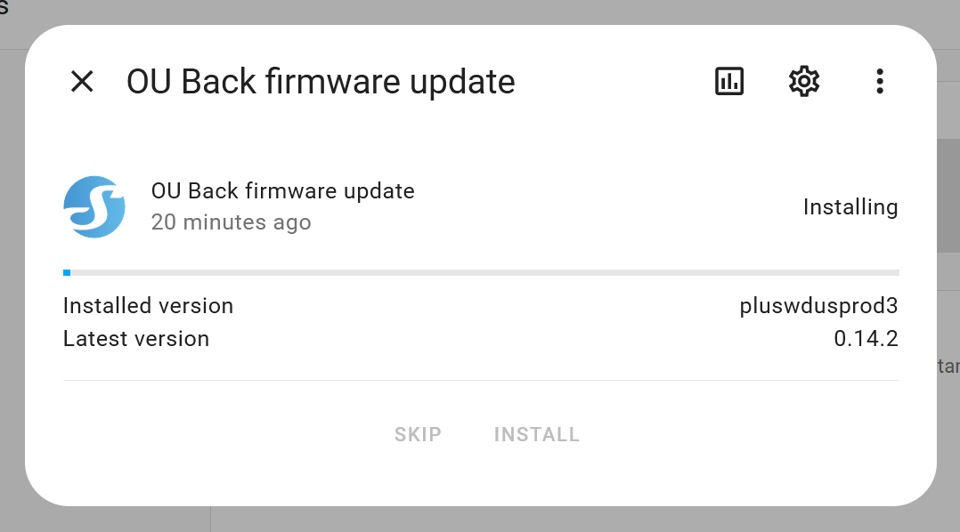 HA kicks off Shelly Gen 2 firmware update but fails to see it's done