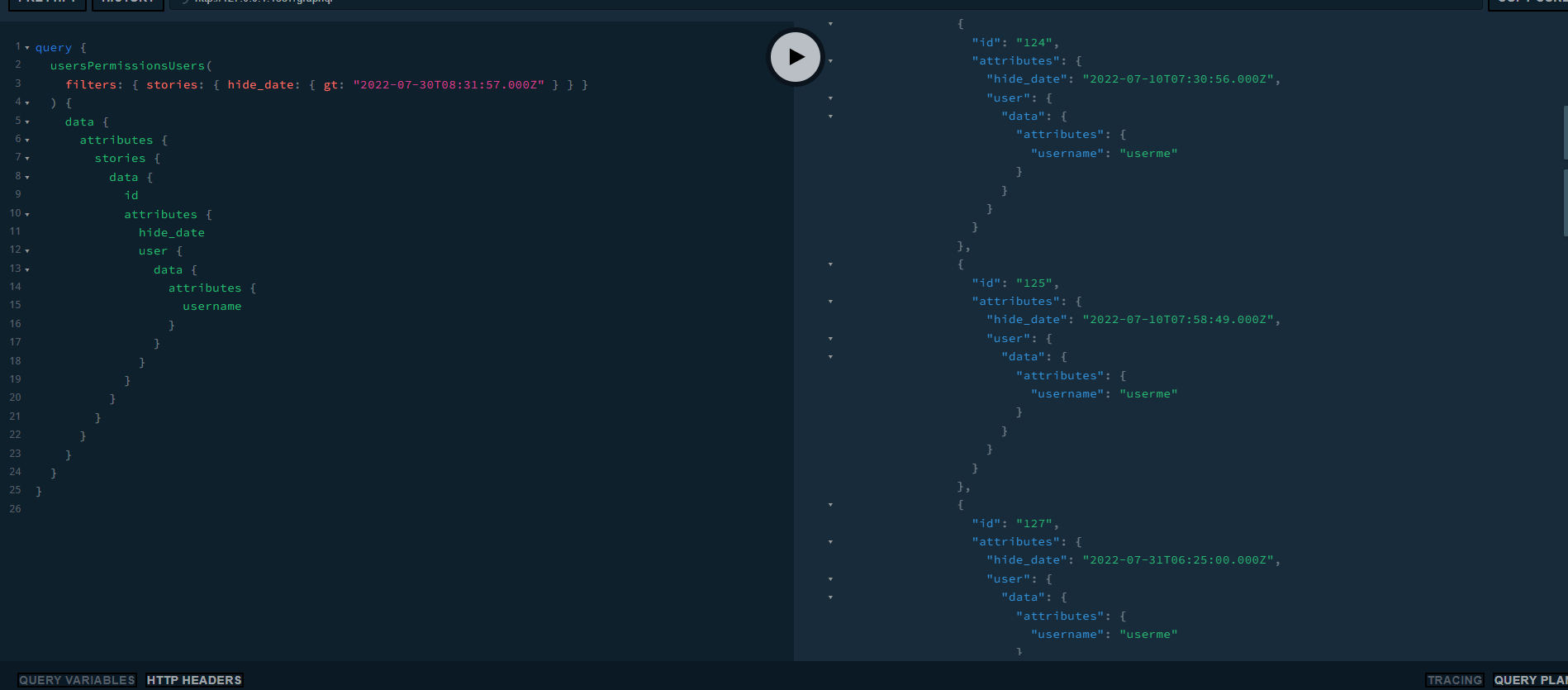 Filter on datetime field is not working in GraphQL API · Issue 12706