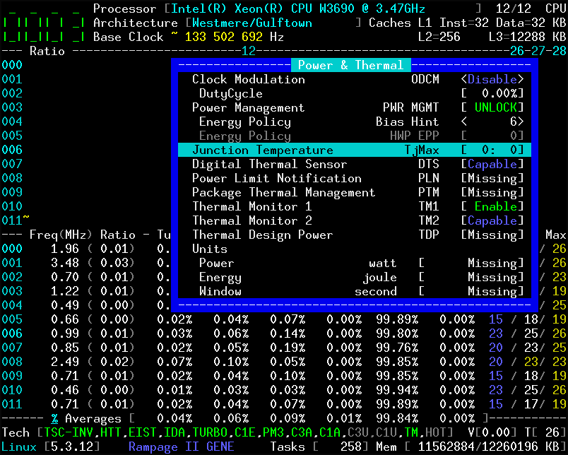 CoreFreq_TjMax_Issue