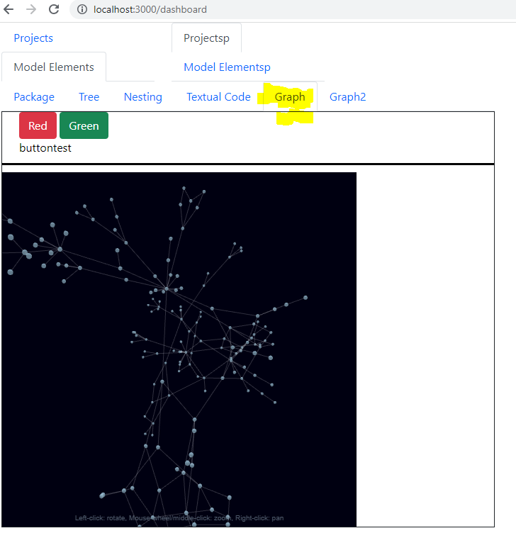 rotate not available when the 3D graph is inside a html tab/div ...