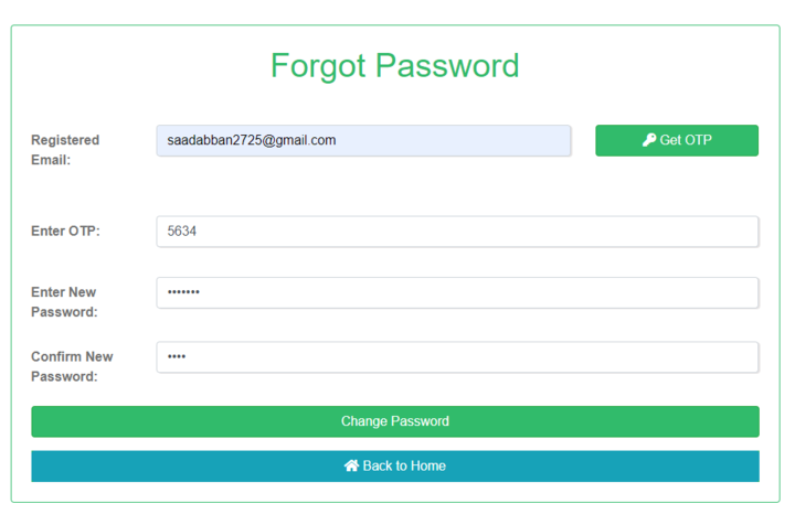 Bug Report : [The Forgot Password form doesn't have any password ...