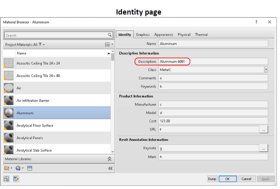 export materials propertyset Issue Autodesk/revitifc