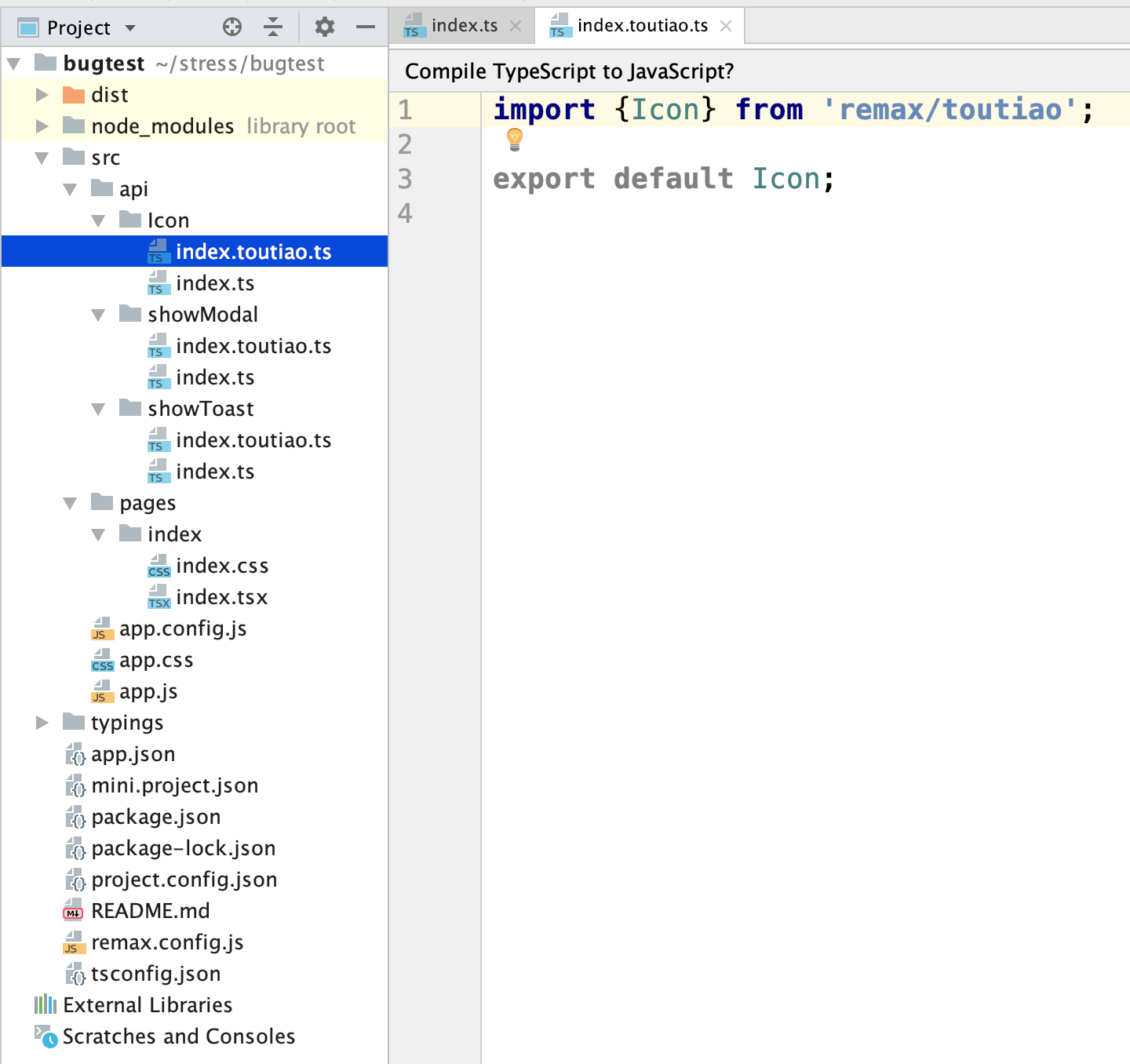 [BUG]remax/one中, Icon组件在头条里显示,在微信里不显示 · Issue #940 · remaxjs/remax · GitHub