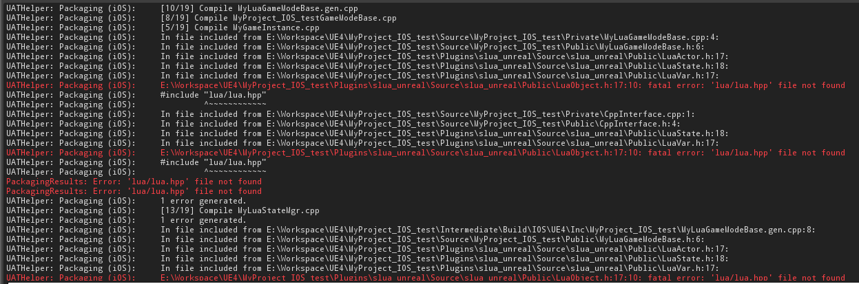 IOS 打包问题 · Issue #198 · Tencent/sluaunreal · GitHub