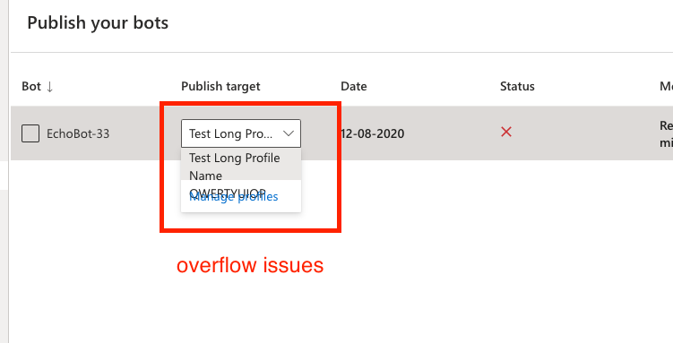 Publish page issues · Issue #5246 · microsoft/BotFramework-Composer ...