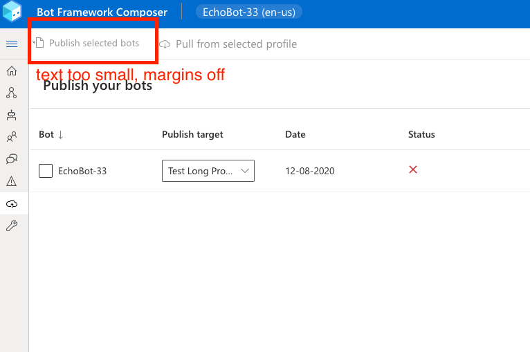 Publish page issues · Issue #5246 · microsoft/BotFramework-Composer ...