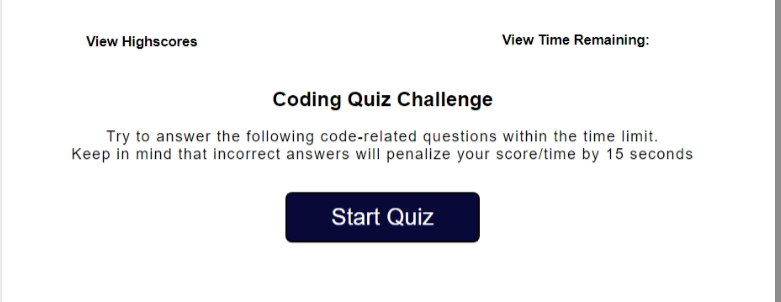 Github Nealeaust Timed Code Quiz