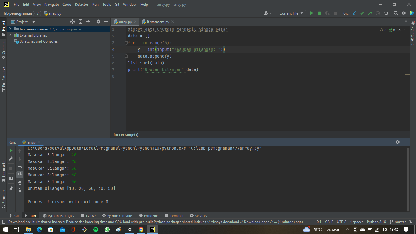 GitHub - NurAkbarr/latihan-py7