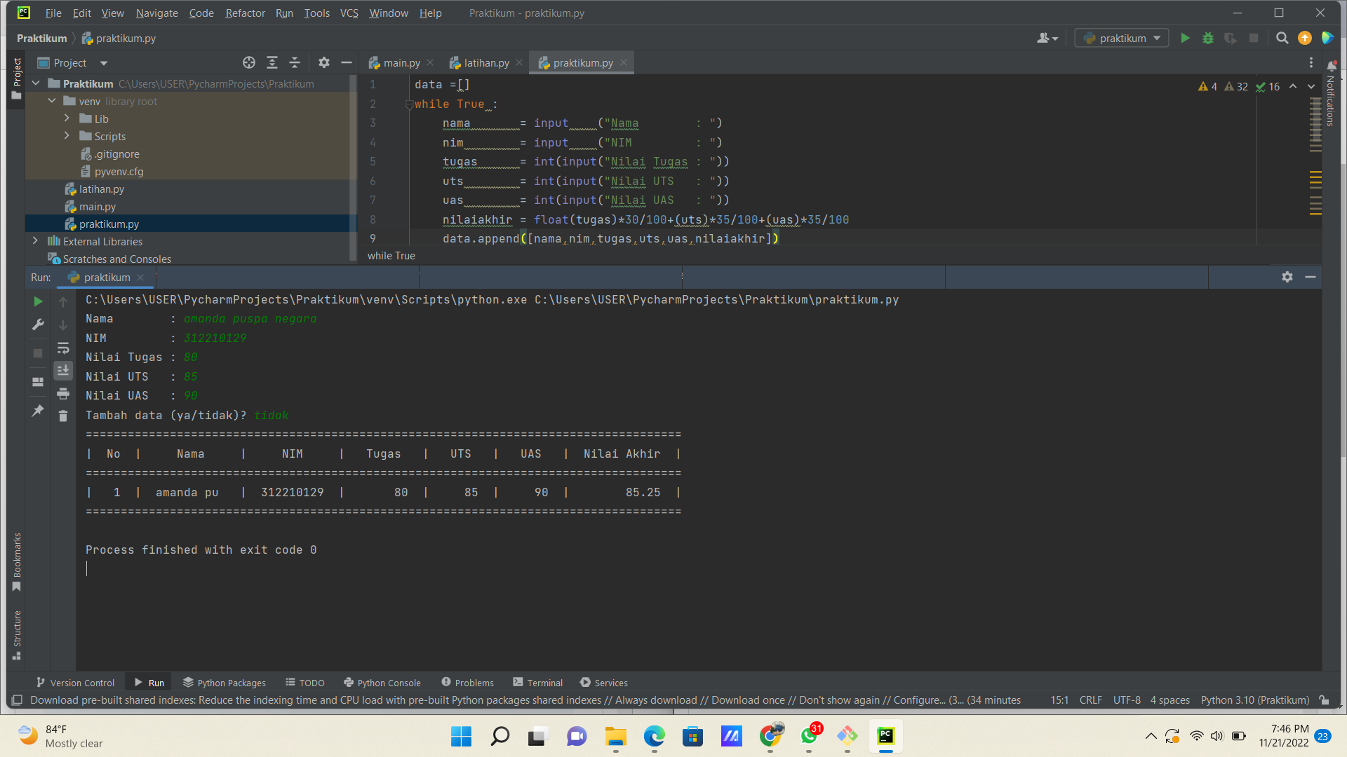 GitHub - amandaaaapn/Praktikum5