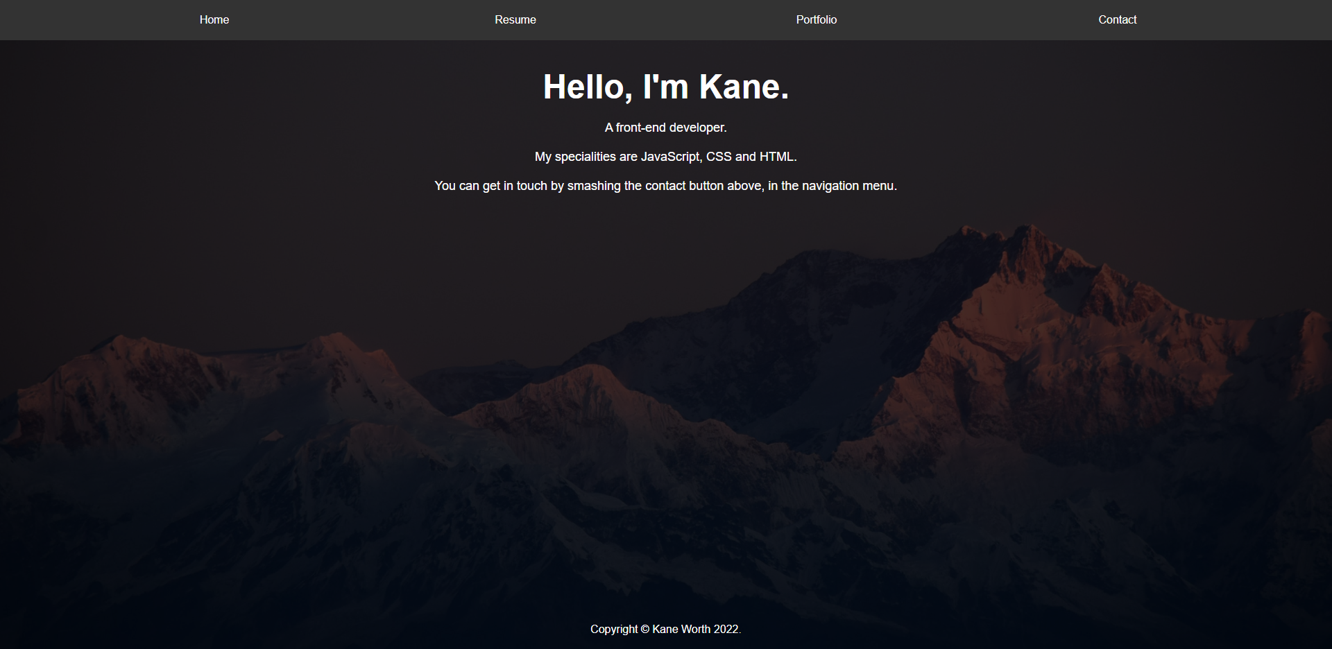 GitHub - KaneWorth/Portfolio: Personal Portfolio · GitHub