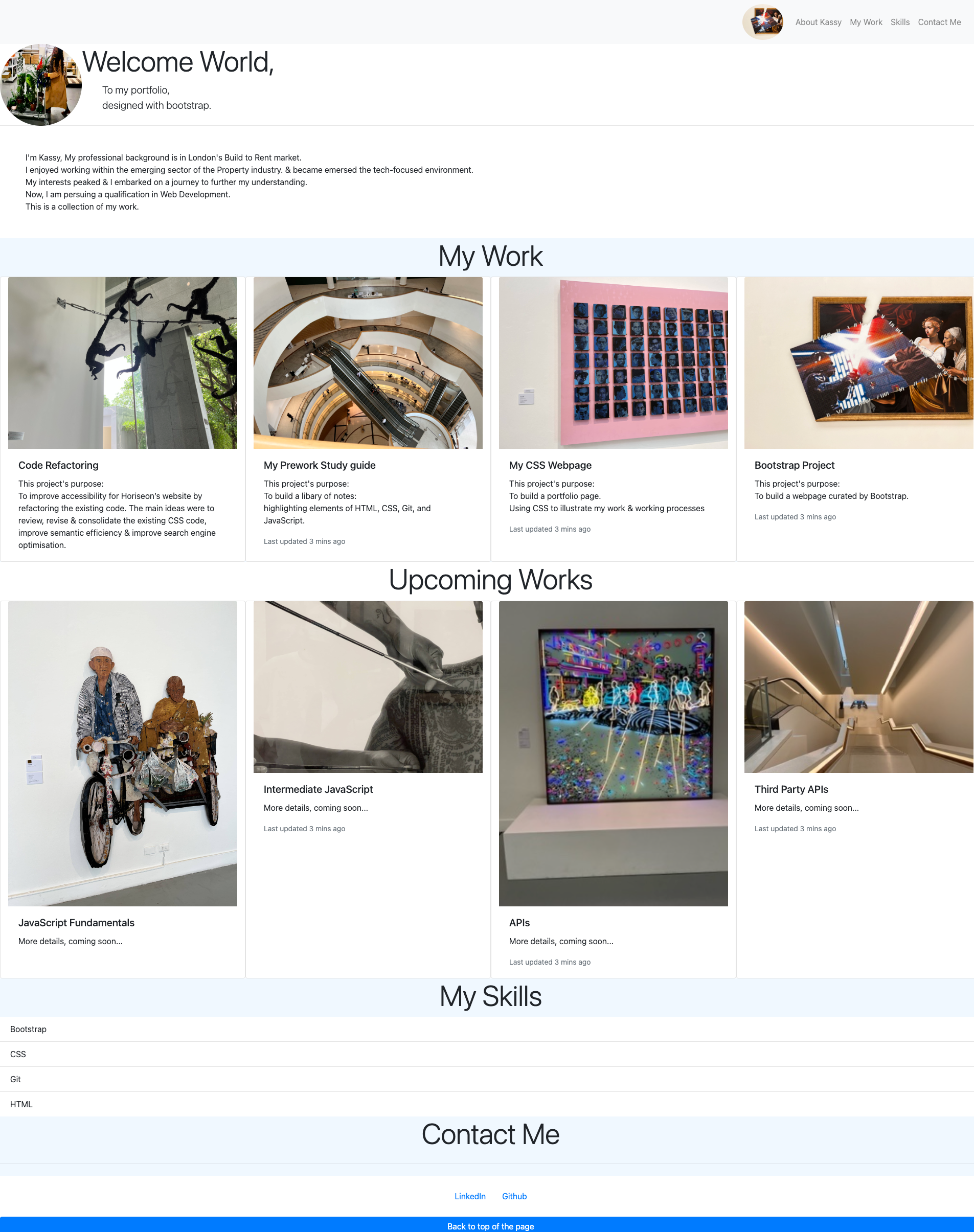 GitHub - KE-L/Bootstrap-Portfolio