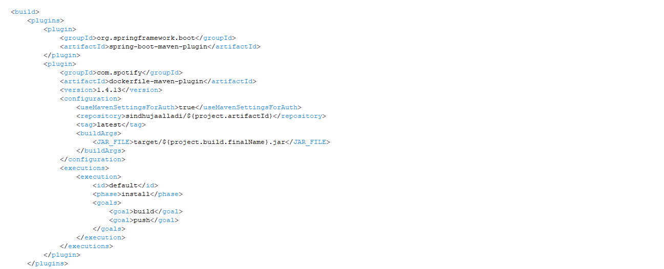 GitHub - sindhujaalladi/springbootdockermaven