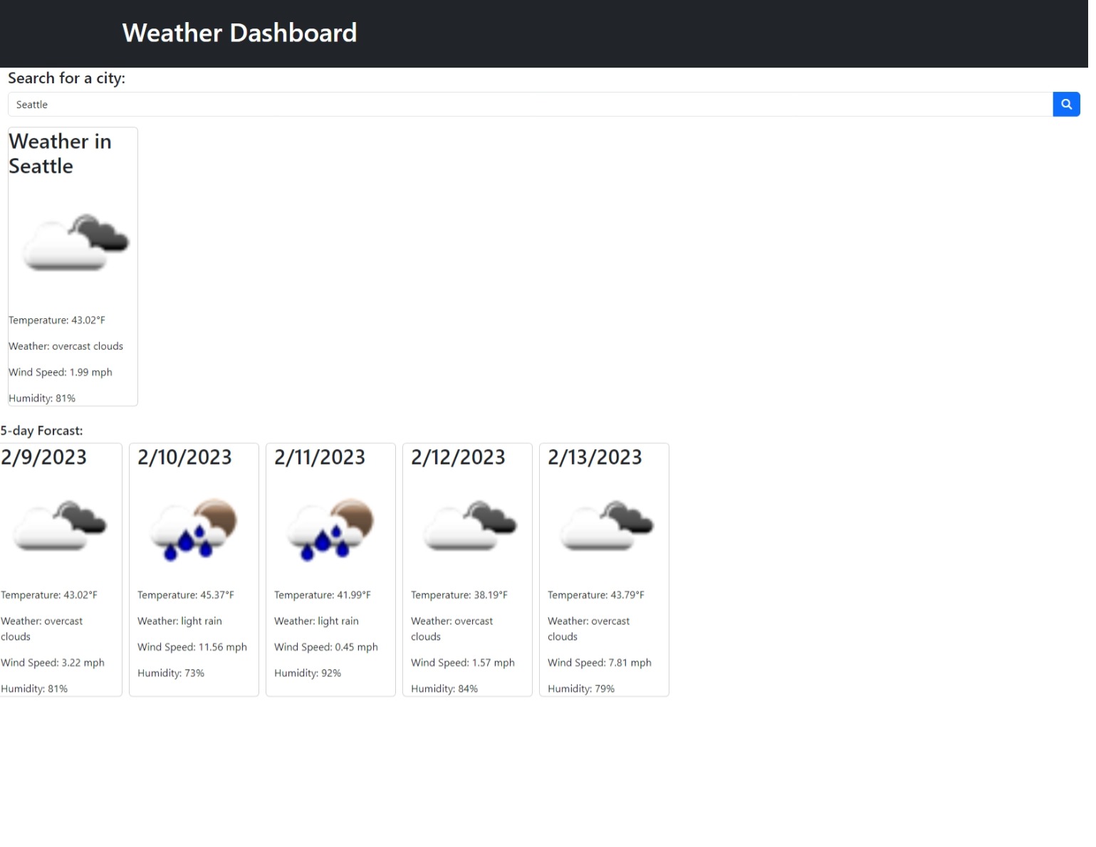 GitHub - Grillmast/weather-dashboard: A weather dashboard for those who ...