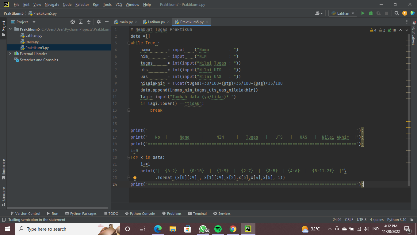 GitHub - syifaaurellia/Praktikum5