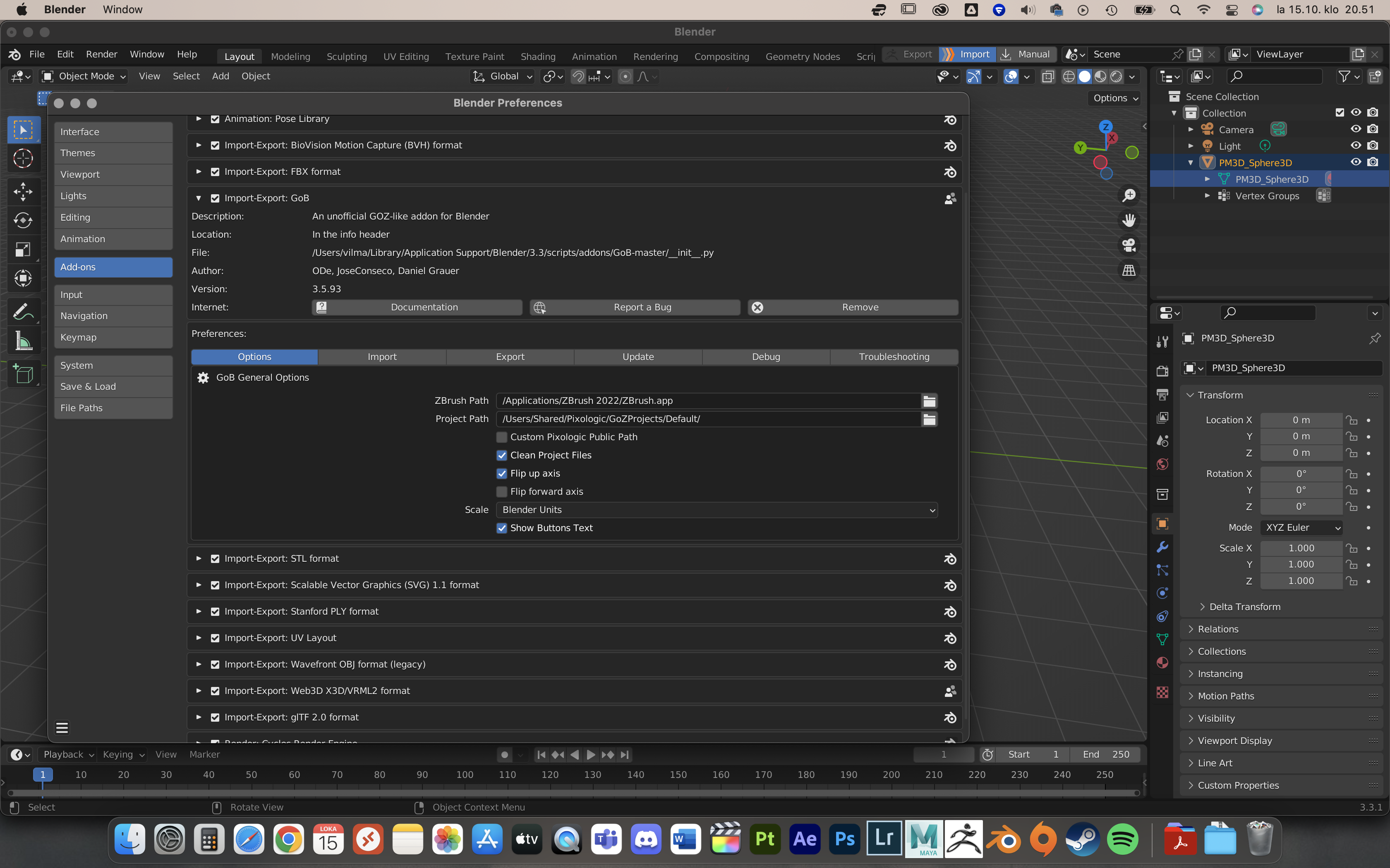 Can't export from Blender · Issue #372 · JoseConseco/GoB · GitHub