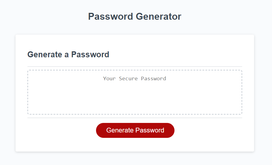 GitHub - mandipn/Password-Generator: Module 5 Challenge