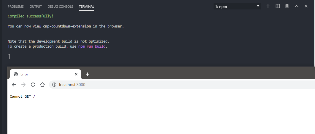 NPM start Cannot GET / · Issue #303 · elegantthemes/create-divi ...