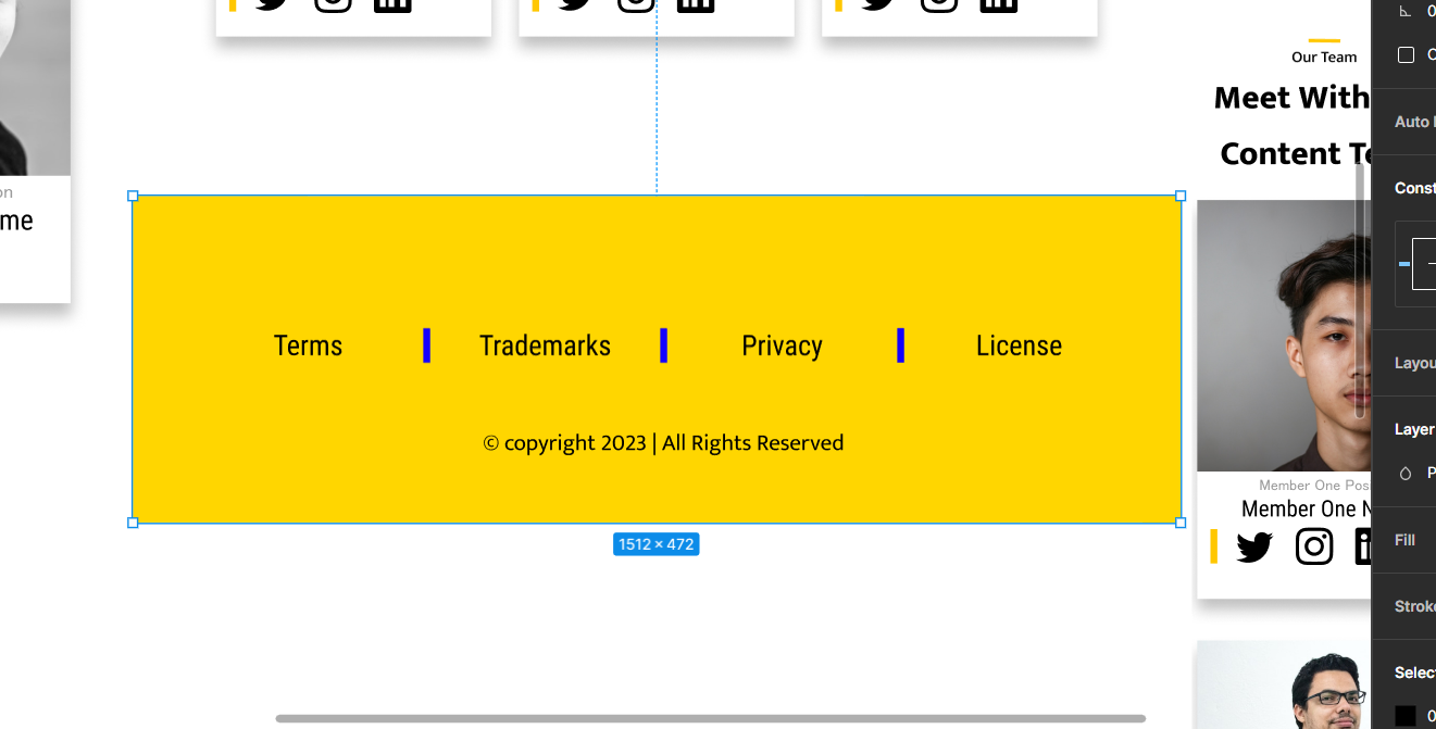 Designing and coding a footer with Figma + HTML, CSS, JS [GSSoC'23 ...