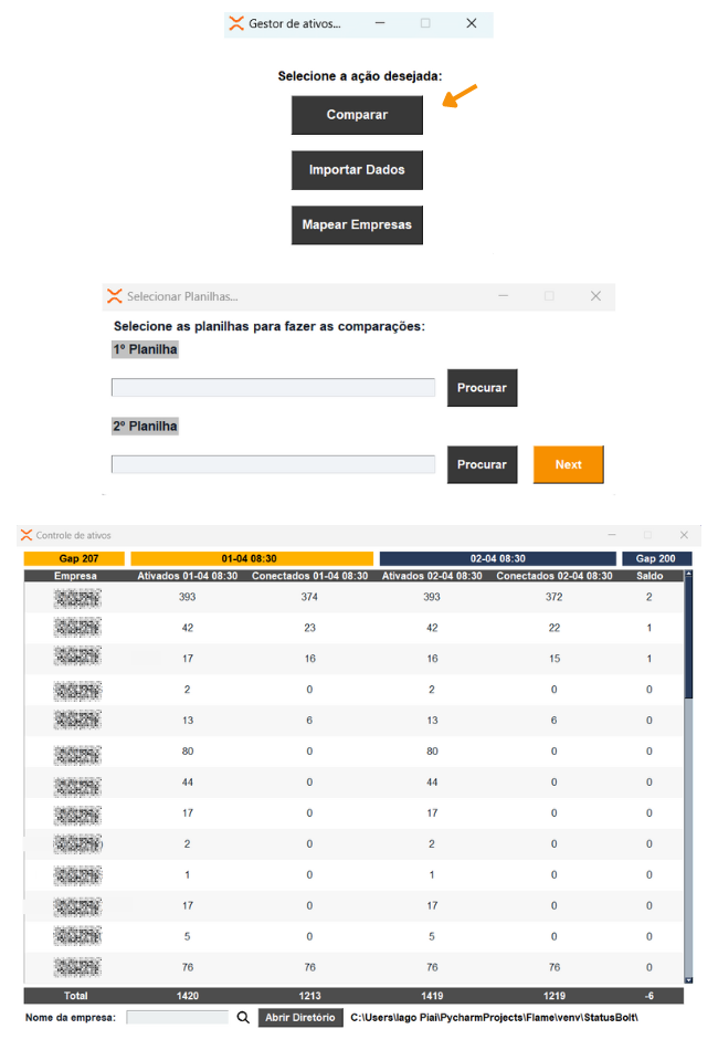 GitHub Script in python, which