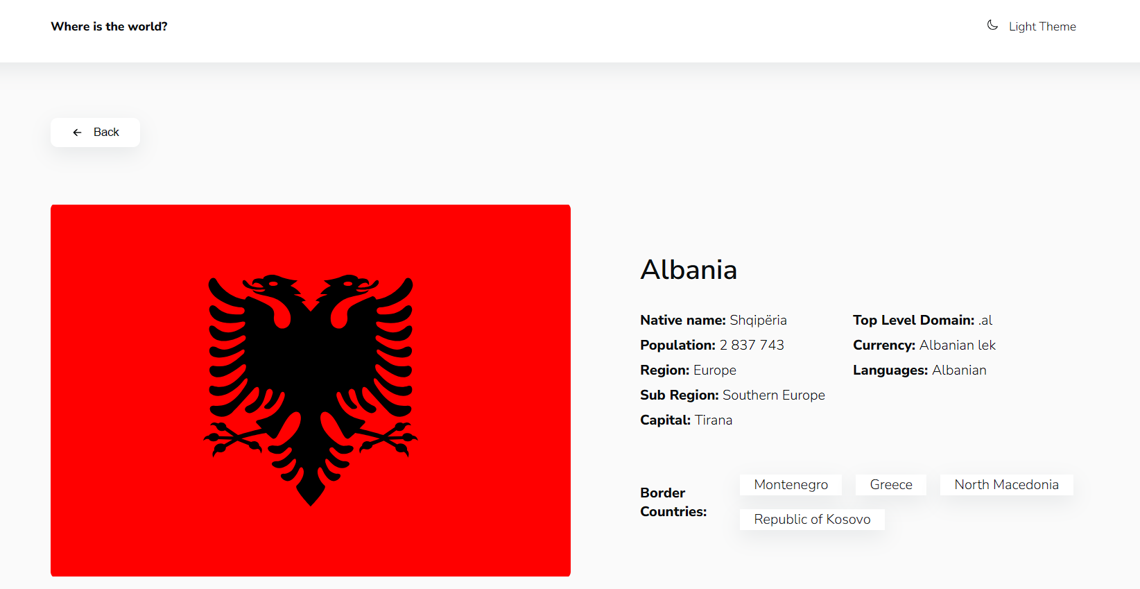 GitHub yanakorobova/countries