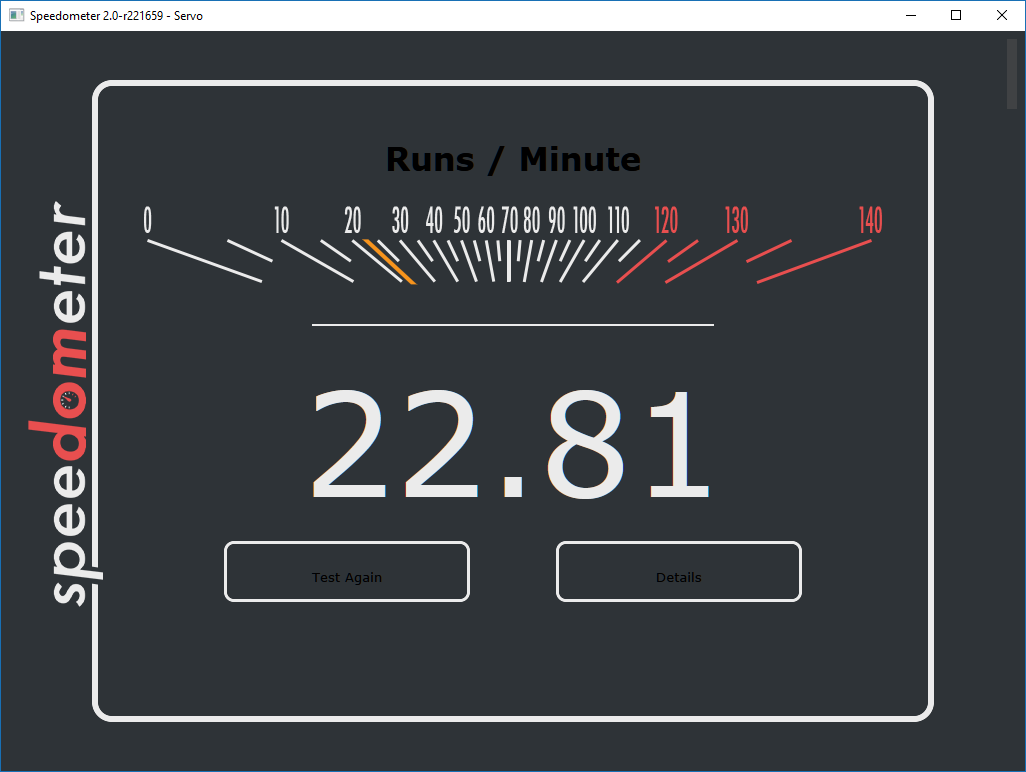 Run Speedometer benchmark · Issue 16719 · servo/servo · GitHub