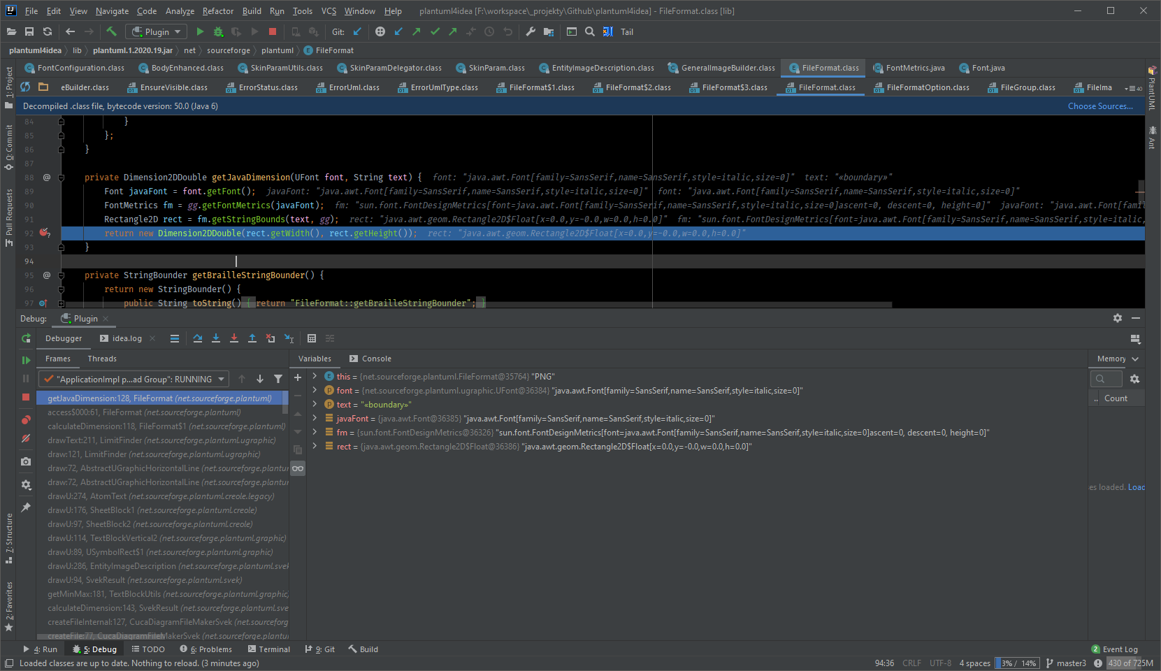 java.lang.IllegalArgumentException on diagrams with empty `StereotypeFontSize 0` element · Issue