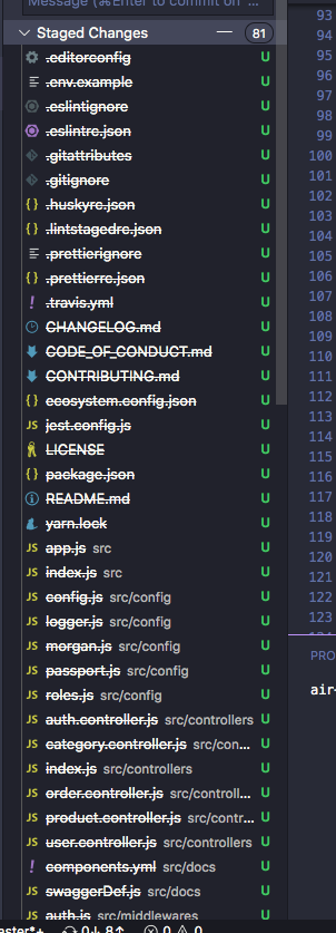 VSCode staging changes to files that didn't change · Issue #105654 ...