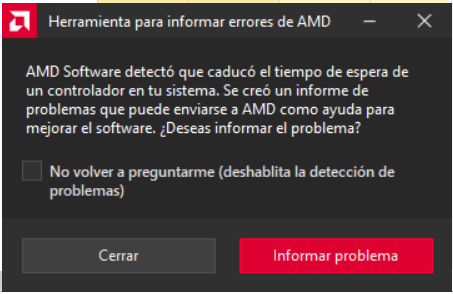 amd error
