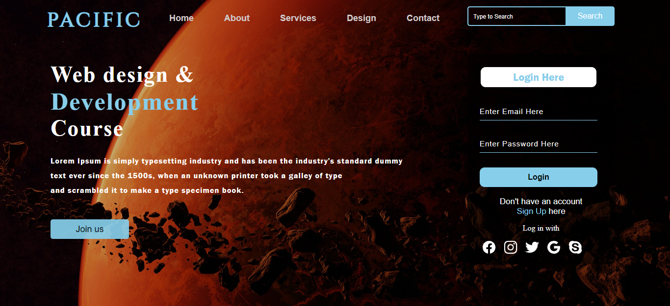 GitHub - bhaviknagar77/Webpage_Design: Webpage design using HTML and ...