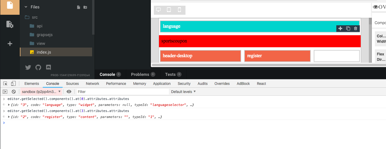 Child components are not tracked in models ?? · Issue #1618 · GrapesJS ...