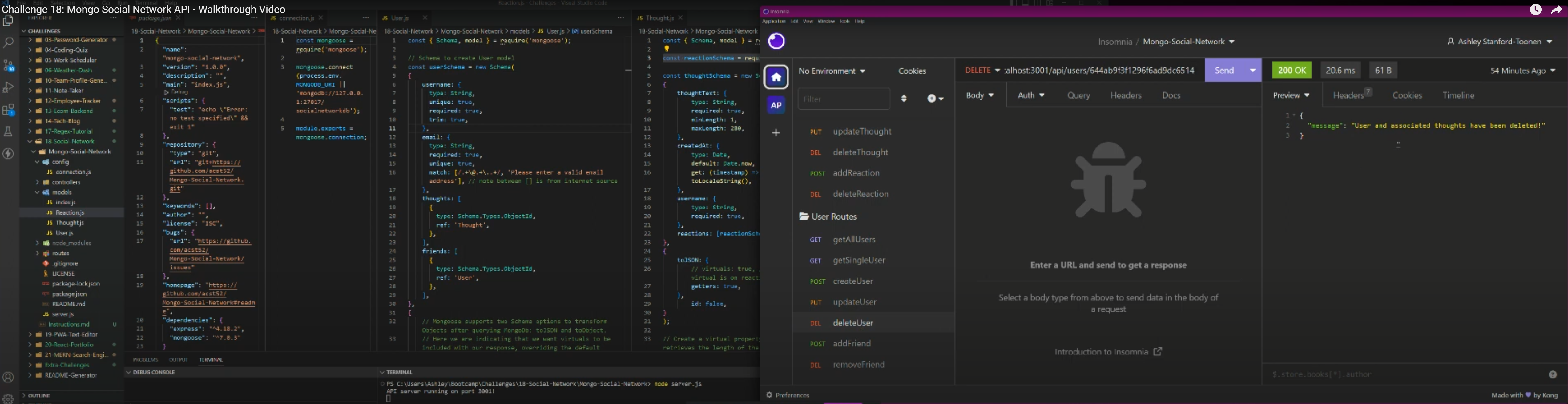 GitHub - acst52/Mongo-Social-Network: In this Module 18 Challenge, we ...