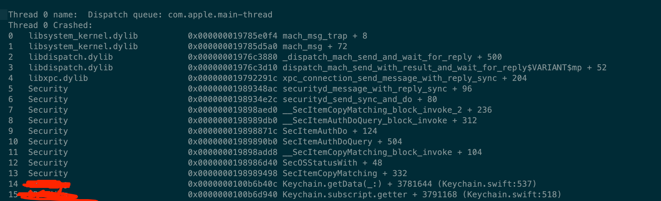 creash · Issue 425 · kishikawakatsumi/KeychainAccess · GitHub