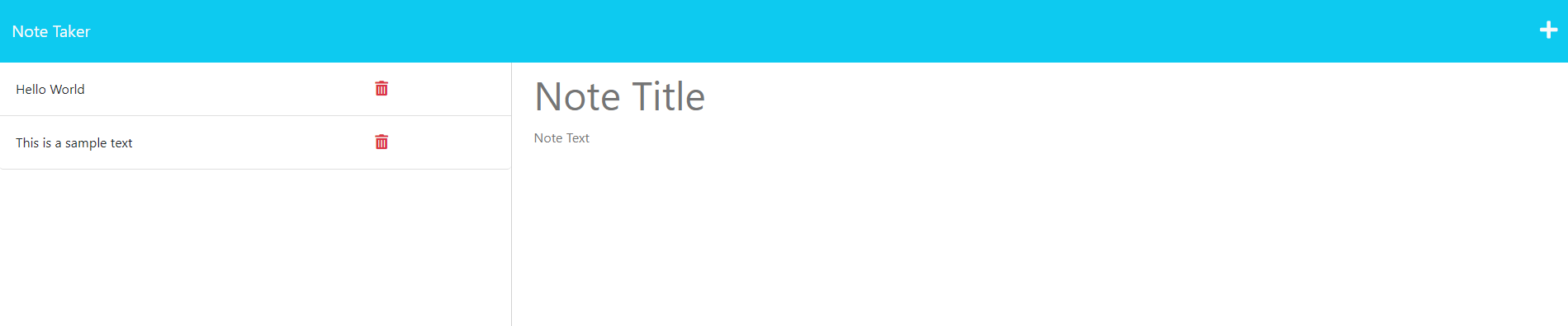 GitHub - ColtonTO/Note-Taker-App: Simple note taking app using nodejs ...