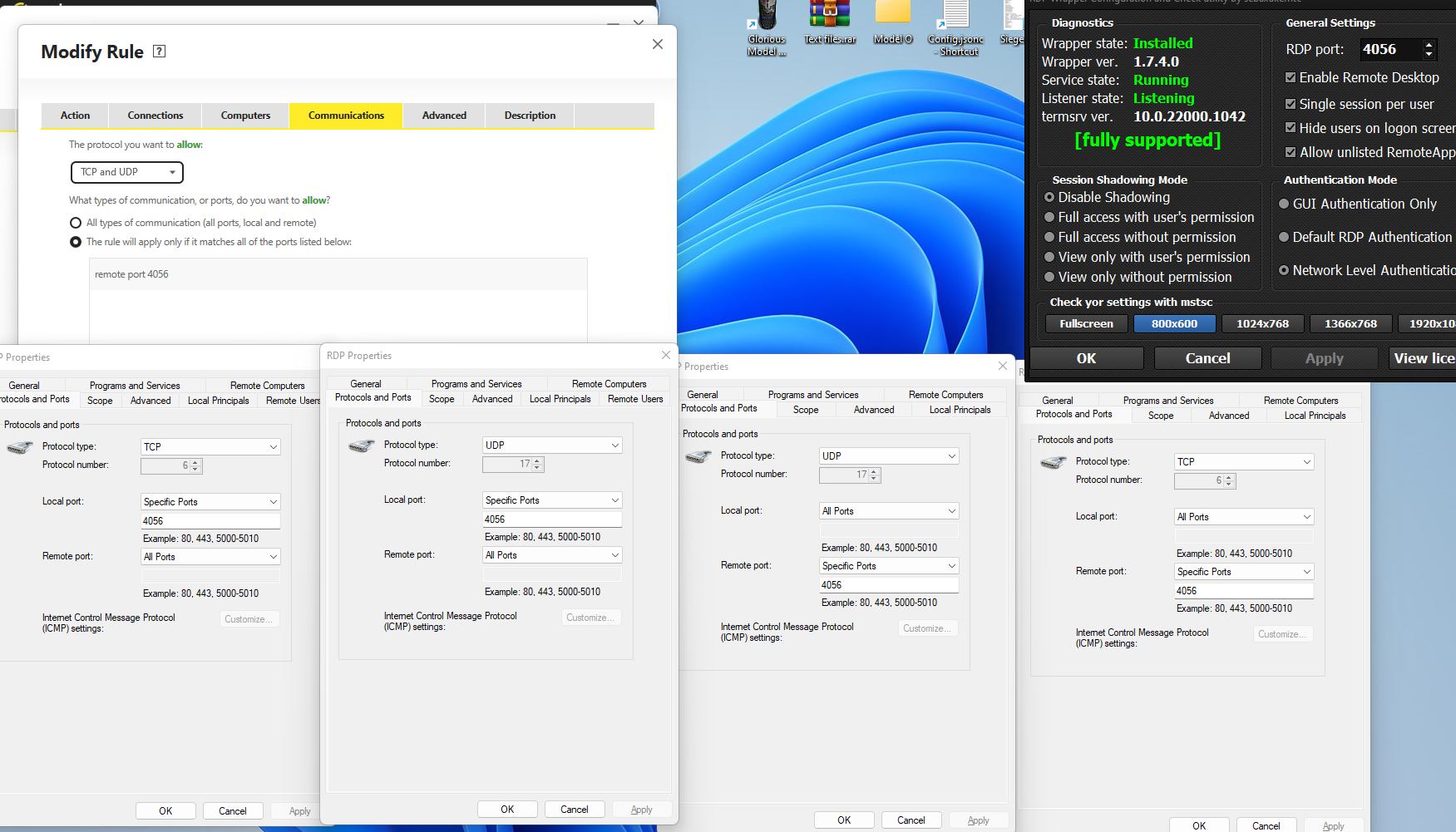 termsrv-version-10-0-22000-1042-listening-but-not-connecting-error