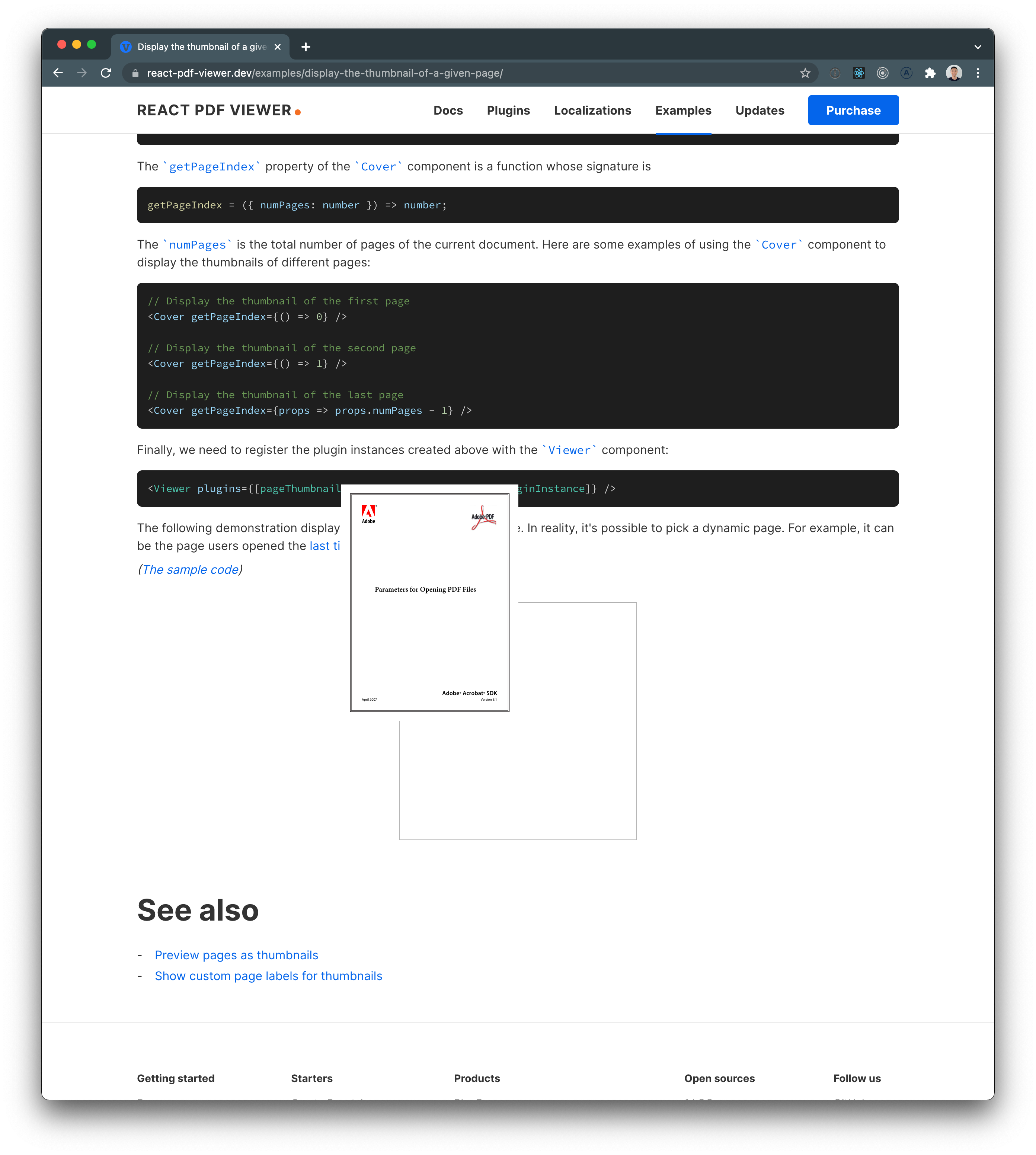 Thumbnail Plugin: Cover component wrong position · Issue #883 · react ...