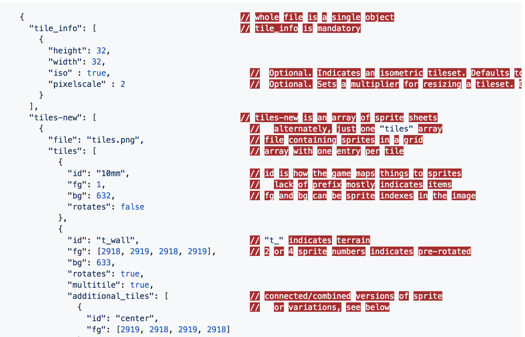 Syntax errors in JSON_INFO documentation · Issue #22521 · CleverRaven ...