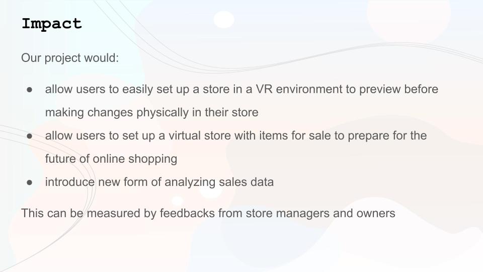 VR Project Presentation 4