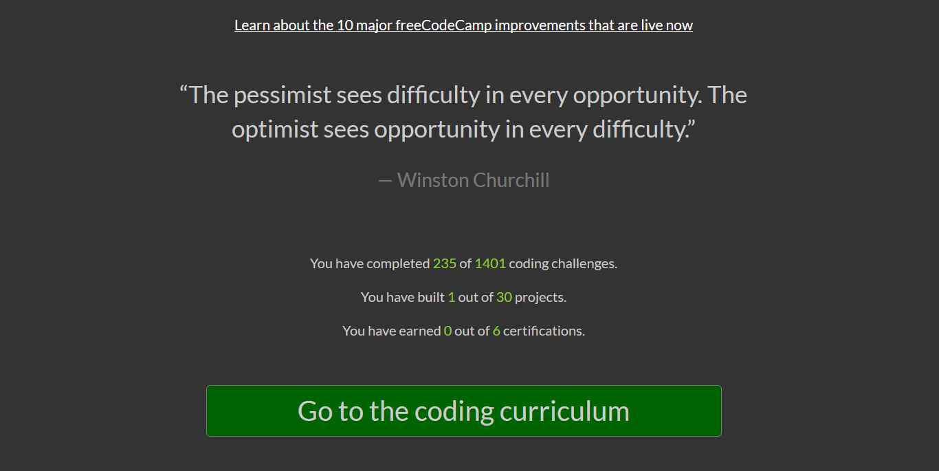 Button on Homepage returns Error · Issue #17610 · freeCodeCamp ...