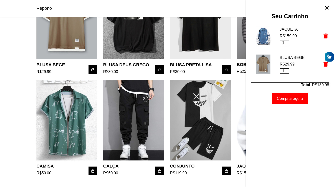 GitHub - lauracattabriga/Loja-de-roupa: Código escrito em HTML, CSS e ...