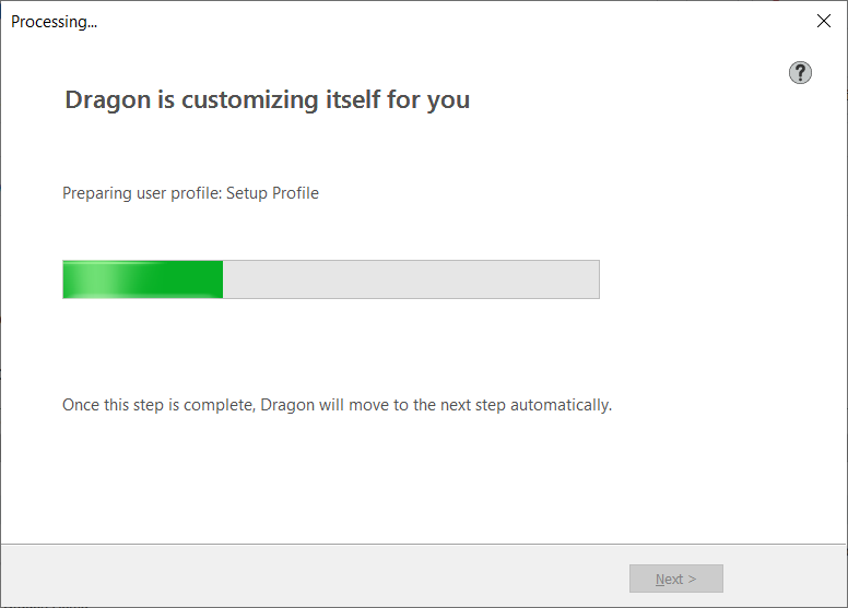 Dragon spends some time customizing itself.